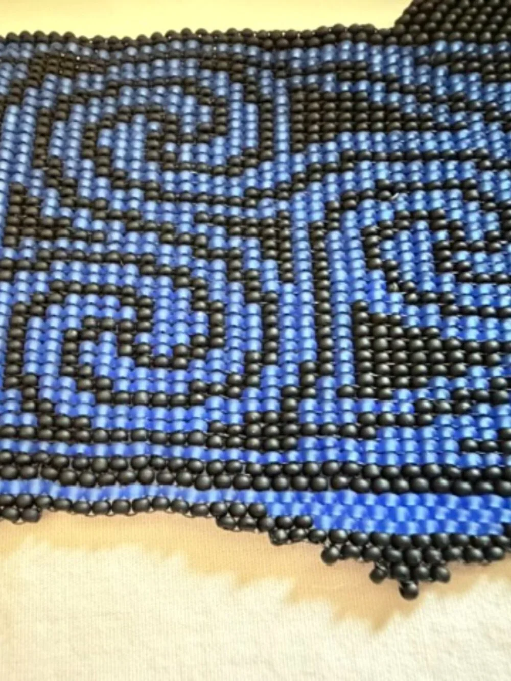 Handmade Woven Bead Art Wall Hanging